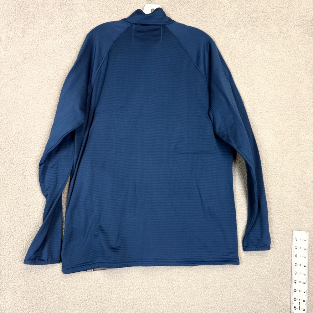 5.11 Tactical Mens Fleece Full Zip Jacket Blue Horizon Grid 72244 Large L - Picture 9 of 10